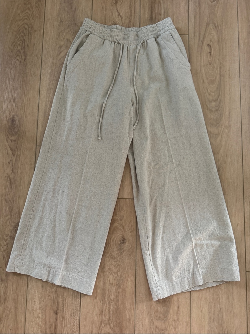 Women’s Linen Pant Taupe Size Small A New Day